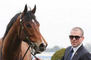Trainer Lloyd Kennewell, above, is happy with barrier five for Viddora in 2018 Winterbottom Stakes at Ascot in Perth.