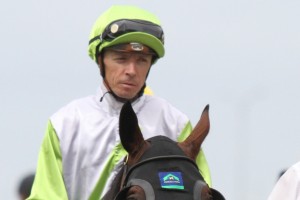 Michael Cahill, above, rode a superb race to win the 2019 Kingsford-Smith Cup on The Bostonian at Eagle Farm. Photo by Daniel Costello. 