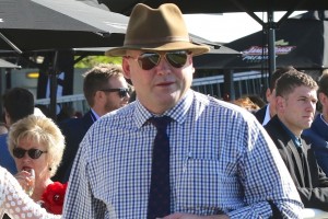 Trainer Peter Moody, above, prepared In Good Health to win the Heatherlie Stakes at Caulfield. Photo by Daniel Costello.