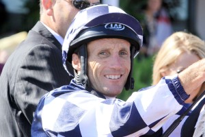 Damien Oliver, above, will ride Regal Power in the 2019 Kingston Town Classic at Ascot in Perth. Photo by Ultimate Racing Photos