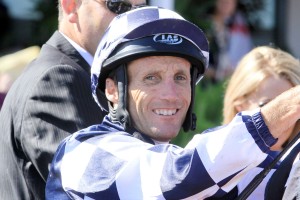 Damien Oliver, above, is the new rider on Frondeur in the 2020 Autumn Stakes at Caulfield. Photo by Ultimate Racing Photos.