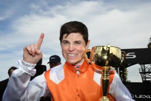 Melbourne Cup winning jockey, Craig Williams above, will ride Dubious in the 2019 Winterbottom Stakes at Ascot in Perth. Photo by Steve Hart.