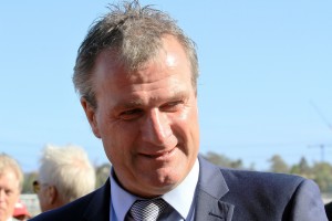 Trainer Darren Weir, above, will saddle up Junipal in the W.A. Guineas at Ascot in Perth. Photo by Ultimate Racing Photos.