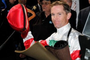 Jockey Glyn Schofield, above, has been booked to ride Nakeeta in the 2017 Melbourne Cup at Flemington. Photo by Taron Clarke.